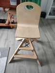 Krzesełko dziecięce drewniane Ikea graval
