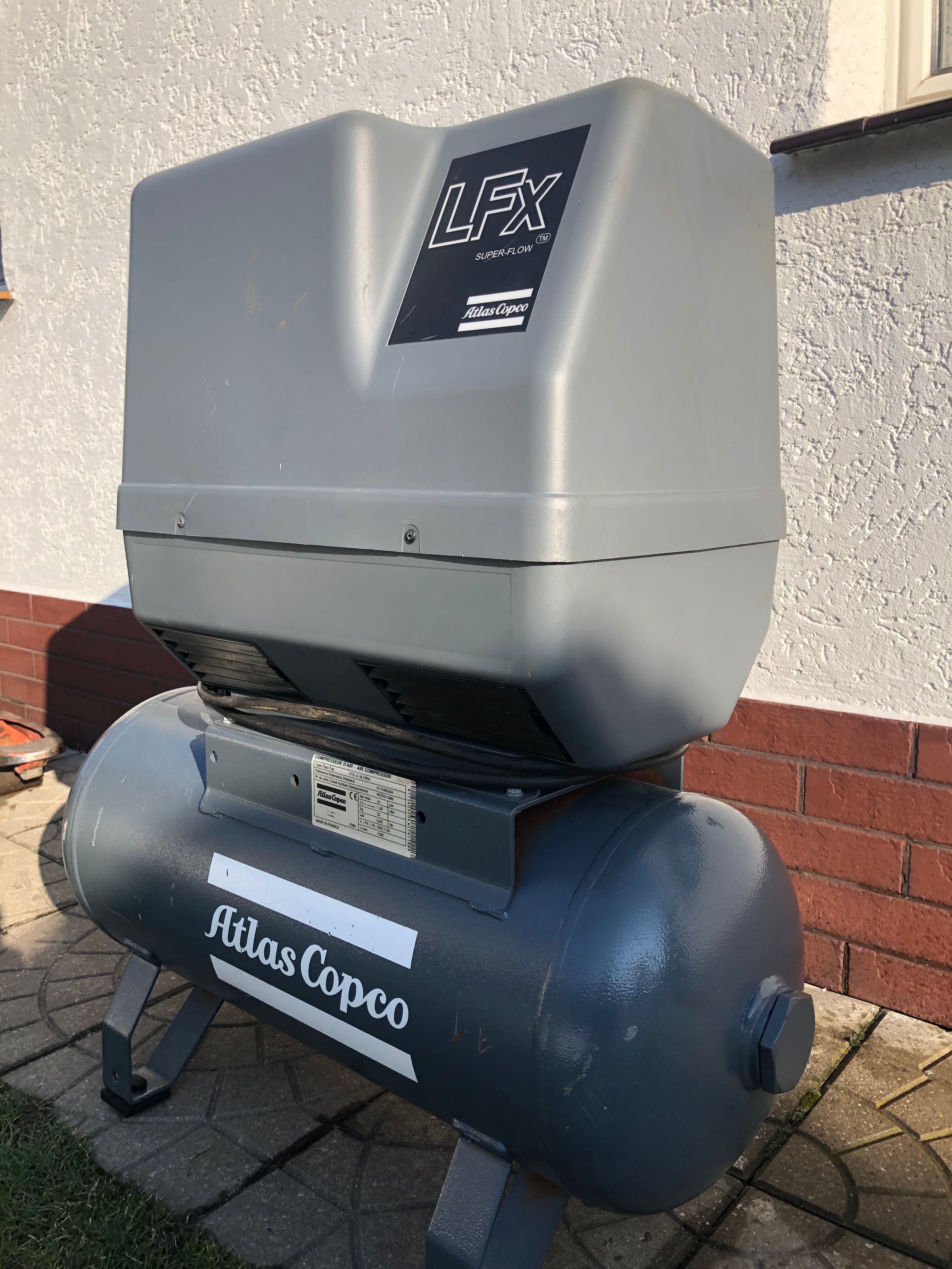 Atlas Copco LFX super Flow kompresor, sprężarka 230V okazja!
