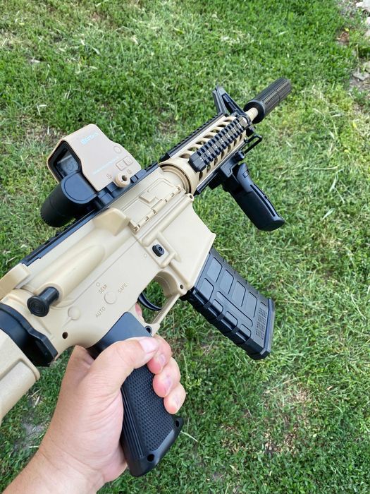 Іграшковий автомат М4А1 на орбізах  ВЕЛИКИЙ орбіган гель бластер