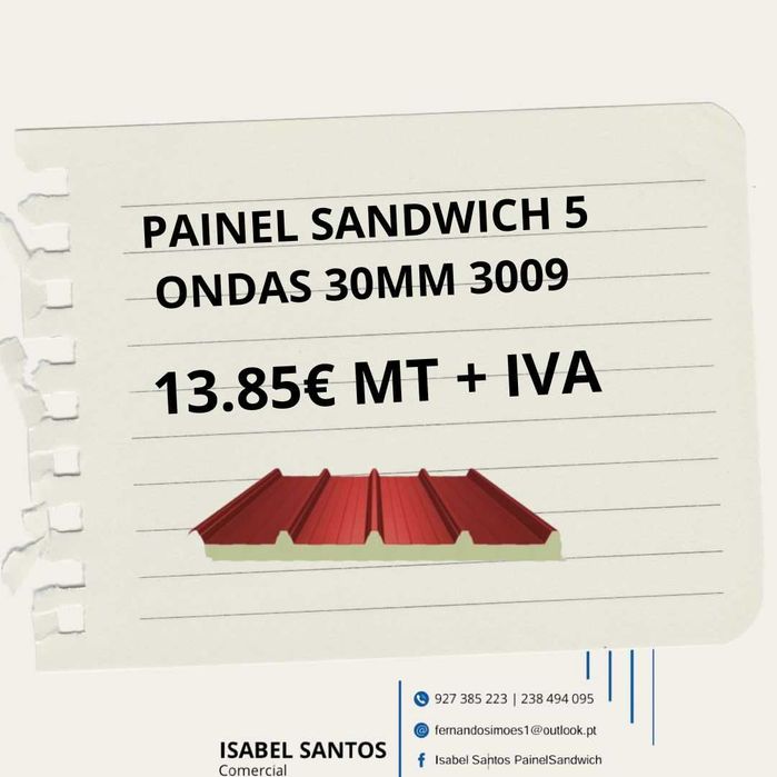 PAINEL SANDWICH 5 ONDAS