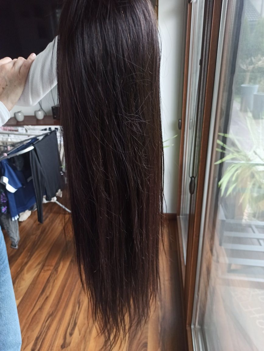 Naturalne włosy /peruka - 70 cm długości okazja