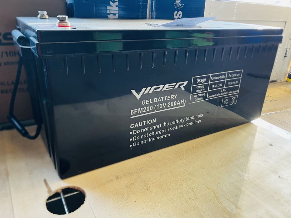 Батарея гелевая 12V/200Ah 2024-2025