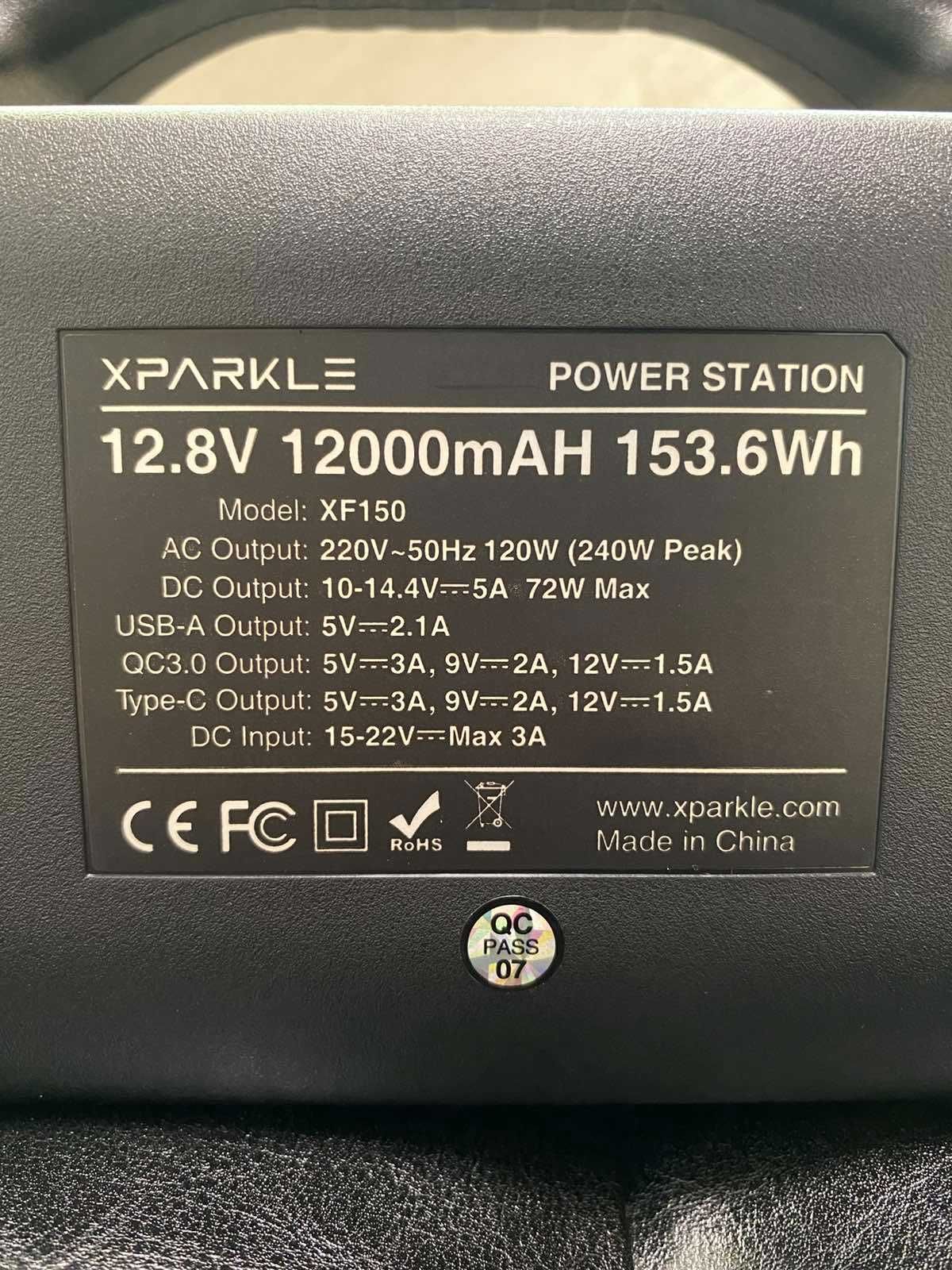 Зарядна станція Xparkle XF150 — USB, 230 153 Вт·ч Зарядная станция
