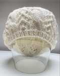 Kremowy wiosenny beret