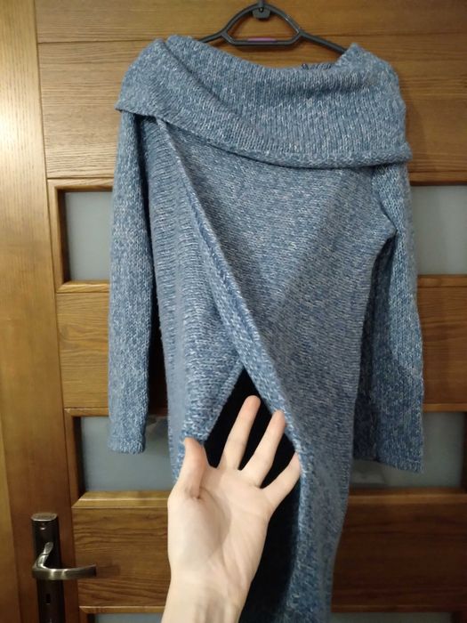 Ciepły sweter dla kobiety w ciąży, lub mamy karmiącej.