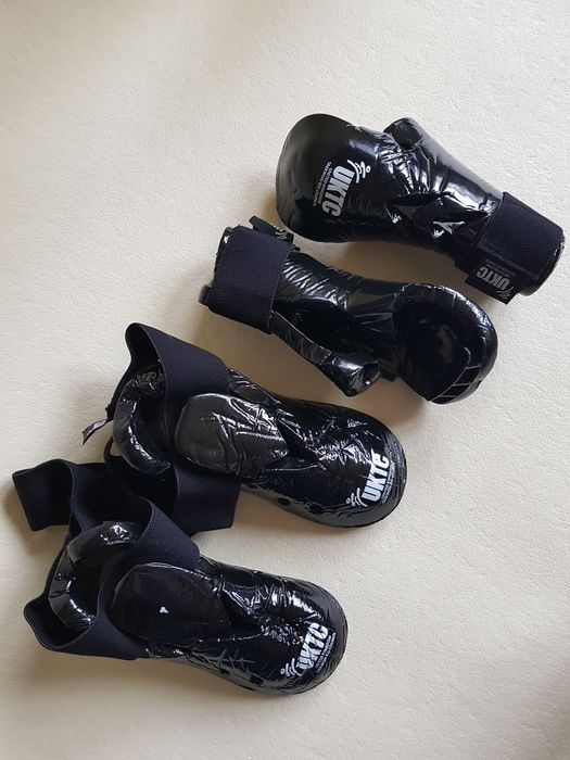 Taekwondo UKTC ochraniacze buty+rękawice XS dziecięcy