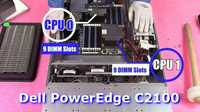 Сервер dell Power Edge c2100 на гарантии