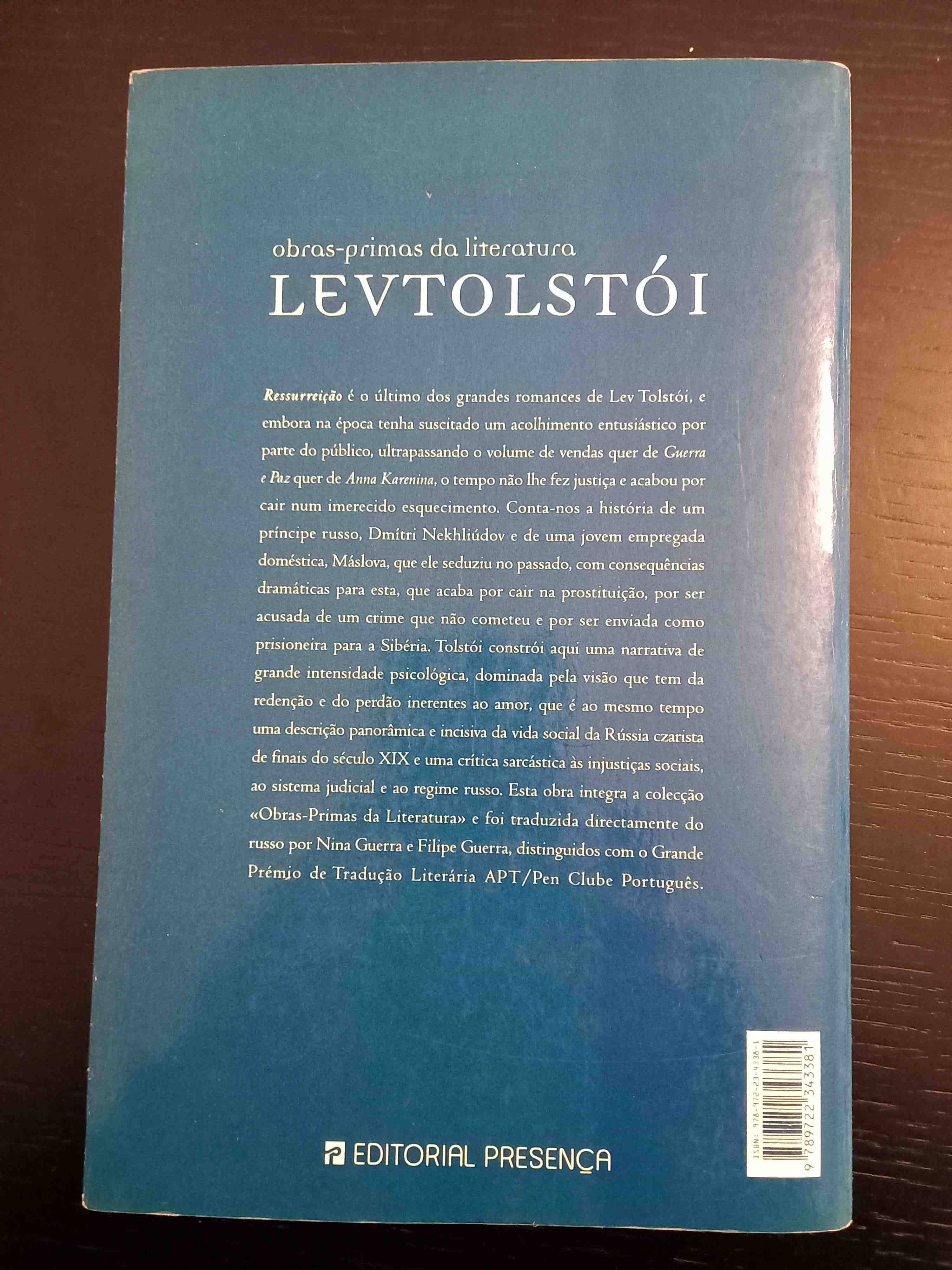 Os Cossacos e Ressurreição de Lev Tolstoi - 2 livros