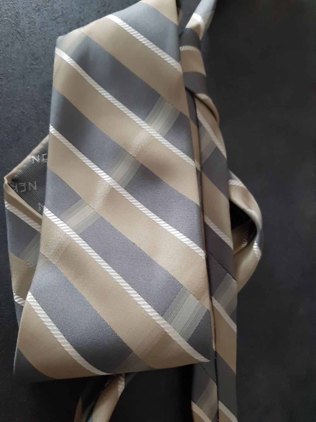 Krawat prl kolekcja jasny boho vintage Nek elegant klasyk