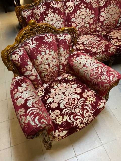 STylowy Włoski Komplet Wypoczynkowy Sofa 2 Fotele Zapraszam do sklepu