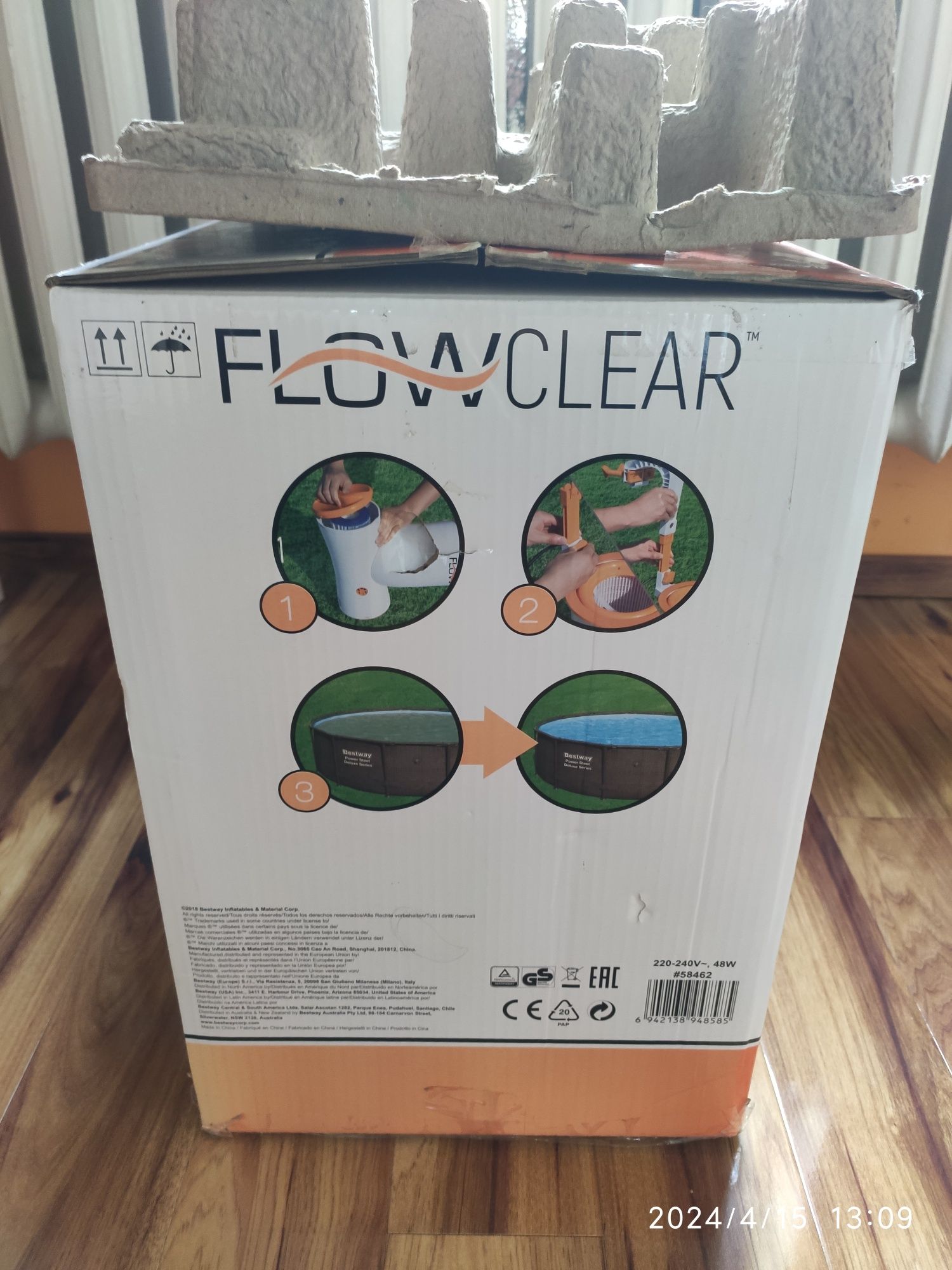 Pompa Bestway Skimatic 2 nowe filtry około 1 kg chloru