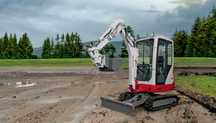 Minikoparka Takeuchi TB320 - 2 tony! Uniwersalna, japońska!