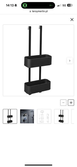 Półka na kabinę prysznicową