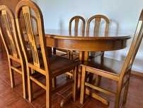 Mesa de jantar e 6 cadeiras