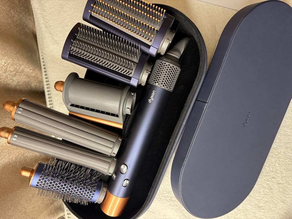 Стайлер Дайсон Dyson complete long nickel cooper сірий