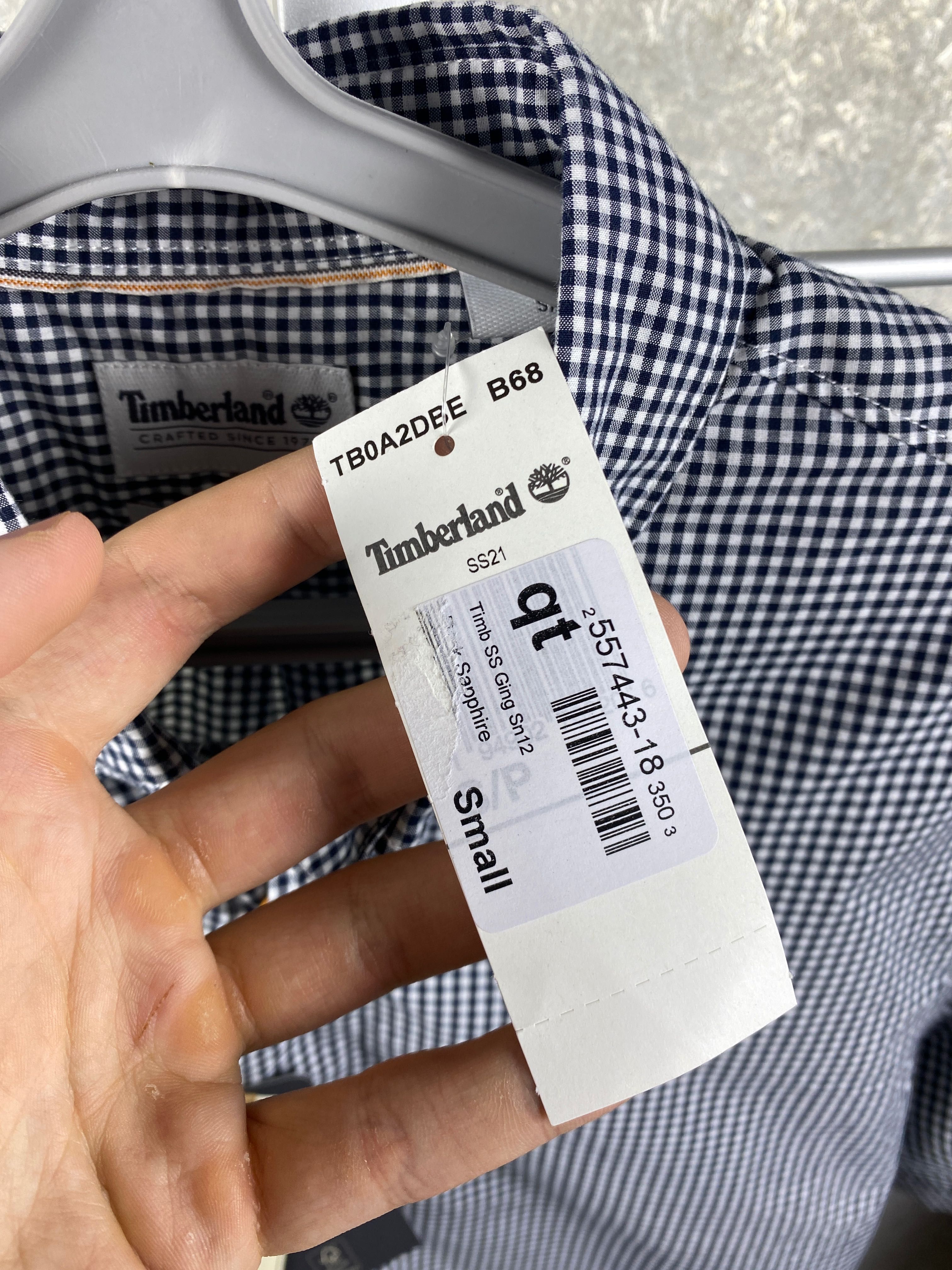 Мужская рубашка в клетку Timberland S/M