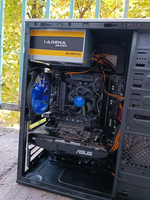 Игровой компьютер i5 6400 RX580 ПК системный блок монитор клавиатура