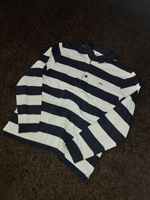 Гарний поло лонгслів від лакоста lacoste polo long sleeve swag drip