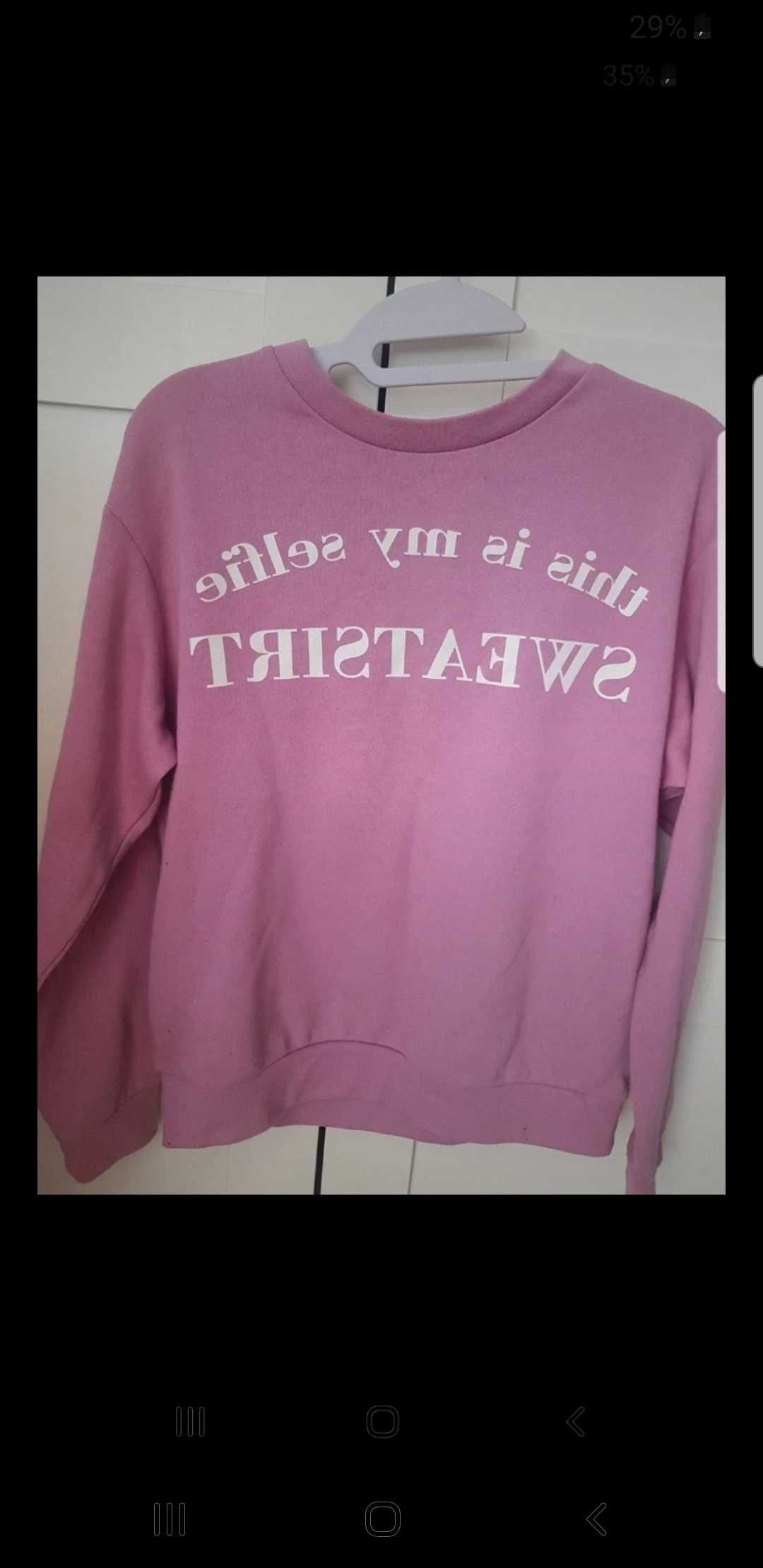 Bluza różowa damska