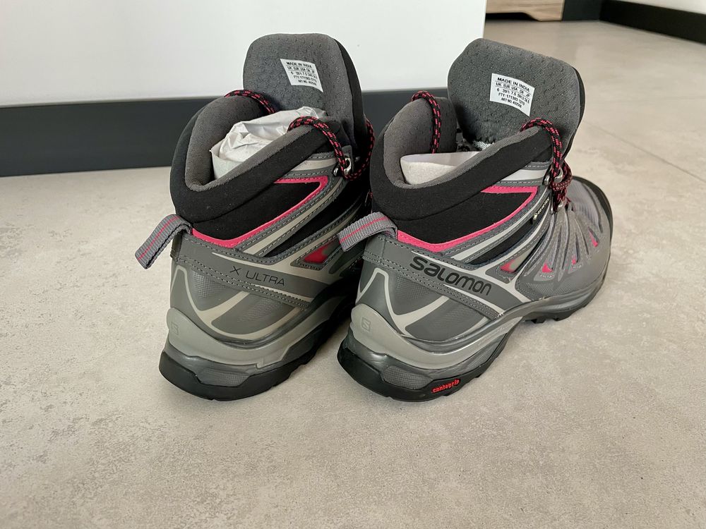 Damskie BUTY SALOMON X ULTRA MID 2 GTX 39 1/3 nowe goretex