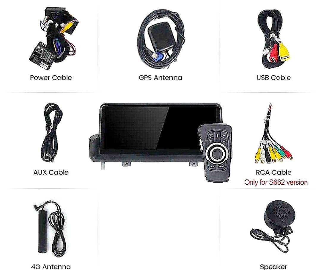 Магнітола Android BMW 3, E90, E91, E92, Bluetooth, USB, GPS, Carplay