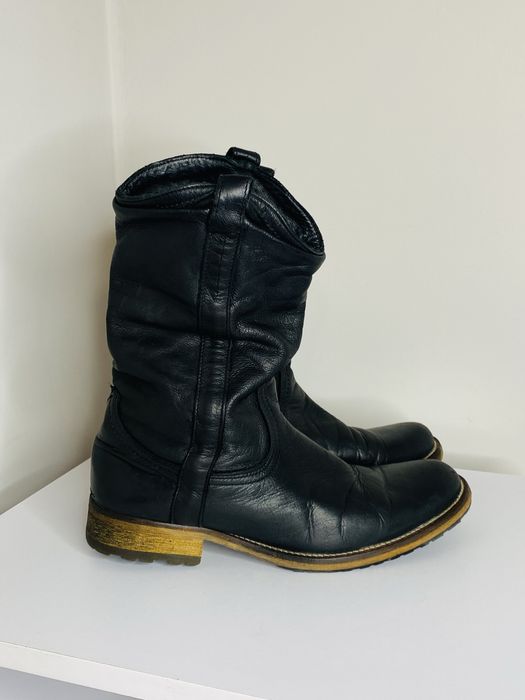 Женские кожаные ботинки 38 р  челси вестерн казаки