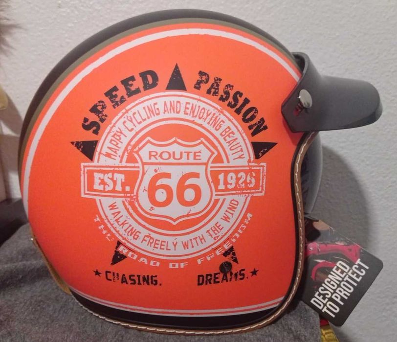 Capacete Moto Carat - Route 66 - Novo!!