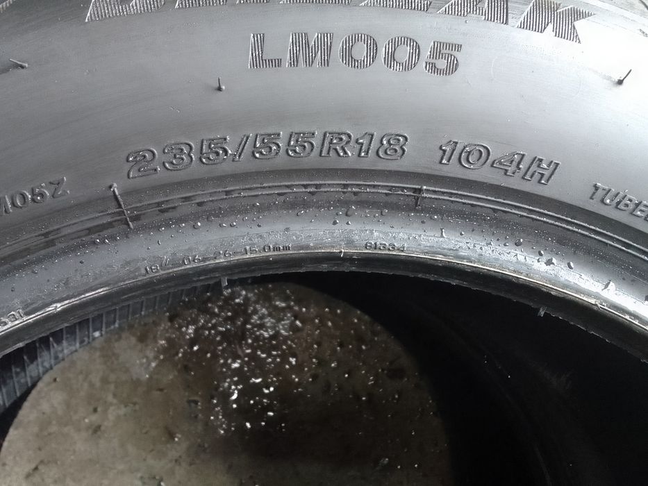 Cena za 2 Opony zimowe 235/55r18 BRIDGESTONE 2022r