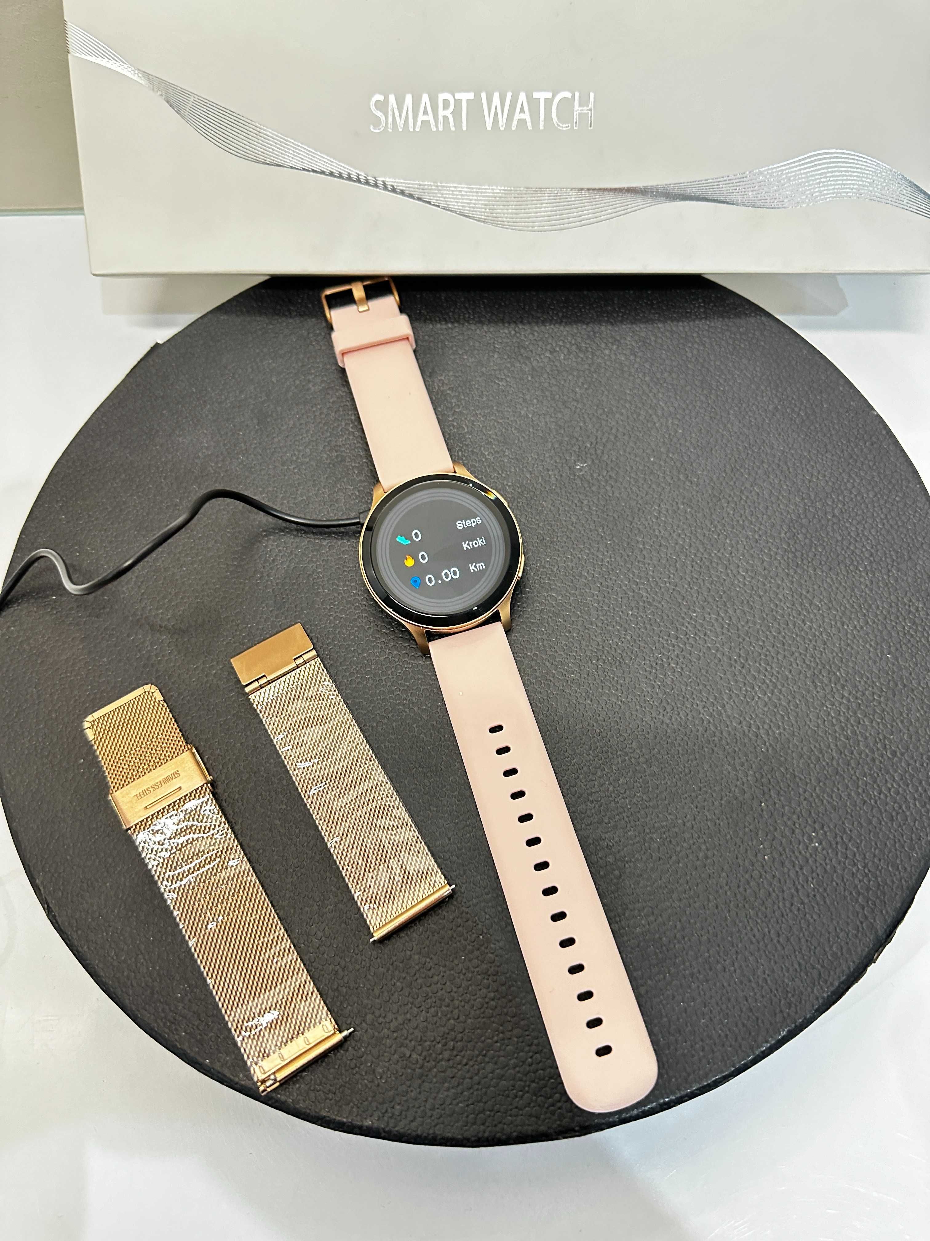 Zegarek damski Smartwatch LW77 Nowy +dwa paski gratis