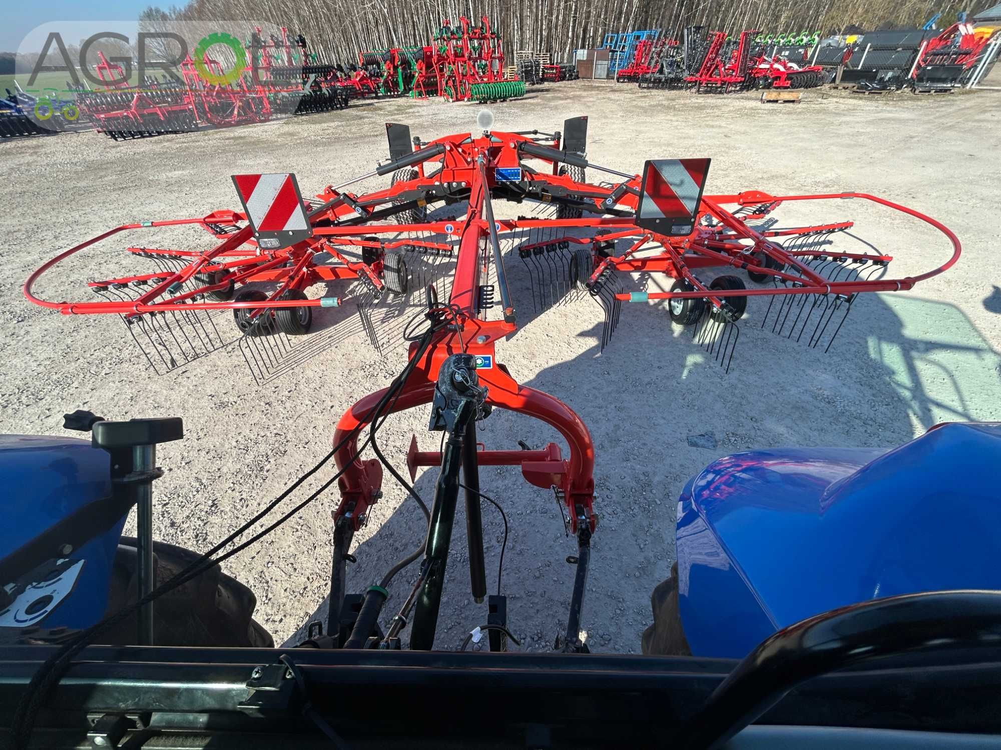 Zgrabiarka jedno karuzelowa INTER-TECH ZKT-3.5m tandem 4.2m KUNH