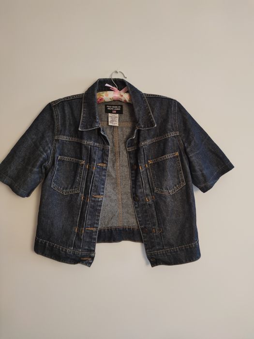 Kurtka Ralf Lauren jeans dżinsowa krótka damska rozmiar M