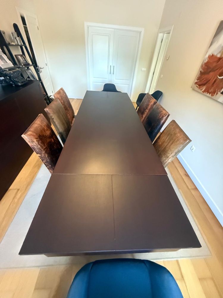 Mesa em Wengué Castanha escura