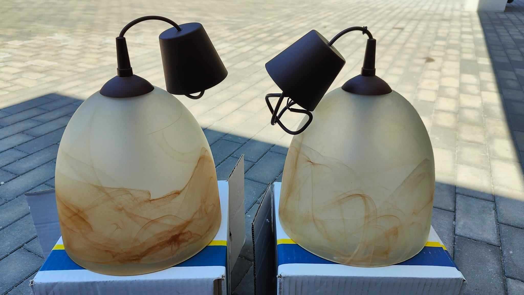 Lampy wielobarwne Alfa model Bartek Ambra - kuchnia, pokój