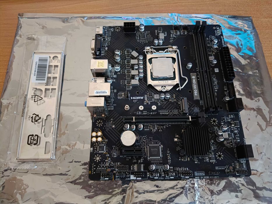 Płyta Główna msi pro h510m-b  + i3-10100f
