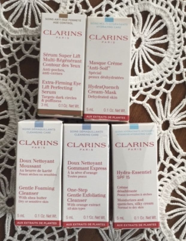 Clarins 5 szt w zestawie