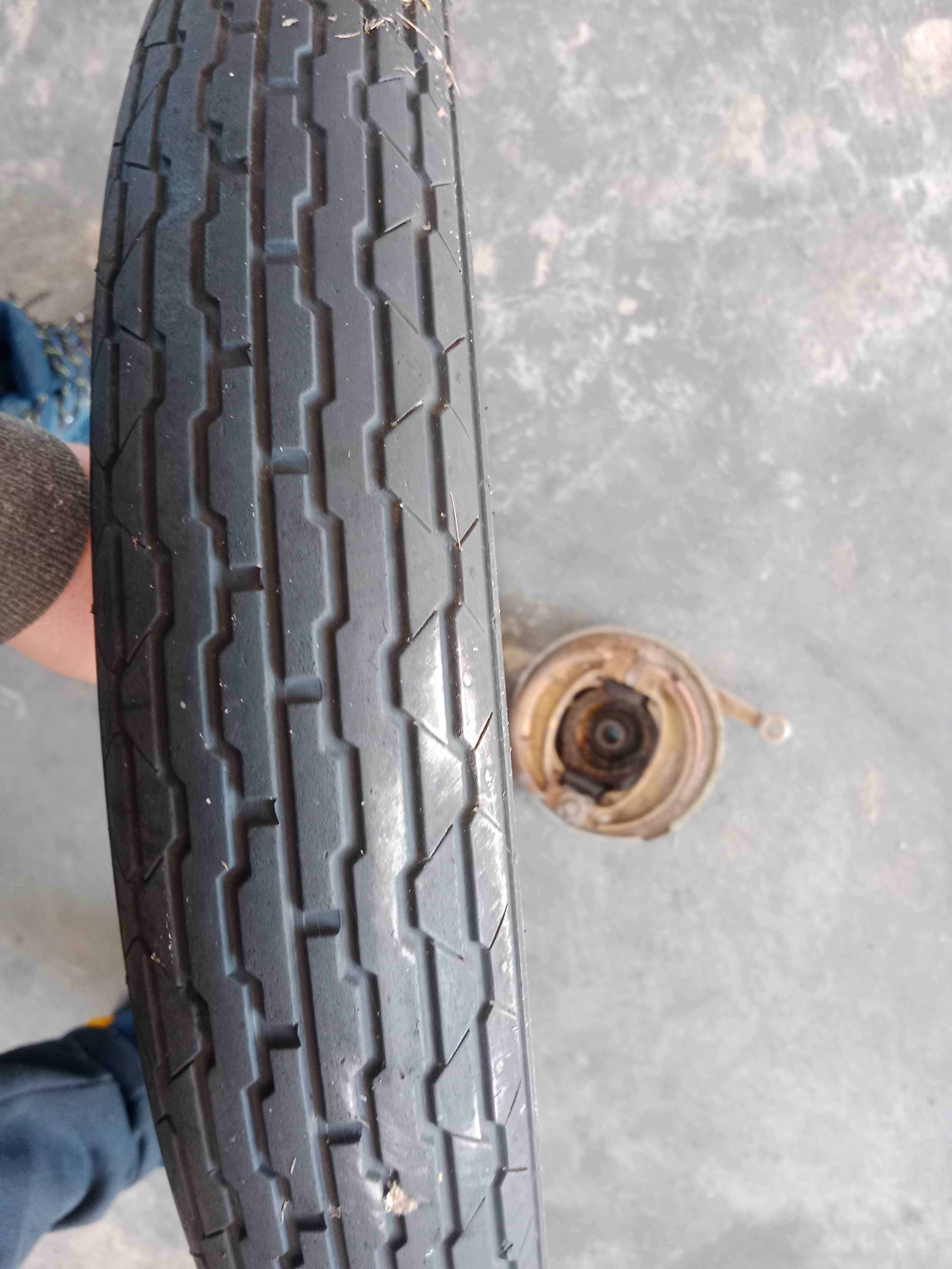 honda cl250 cl 250 felga przód koło przednie bęben hamulcowy opona