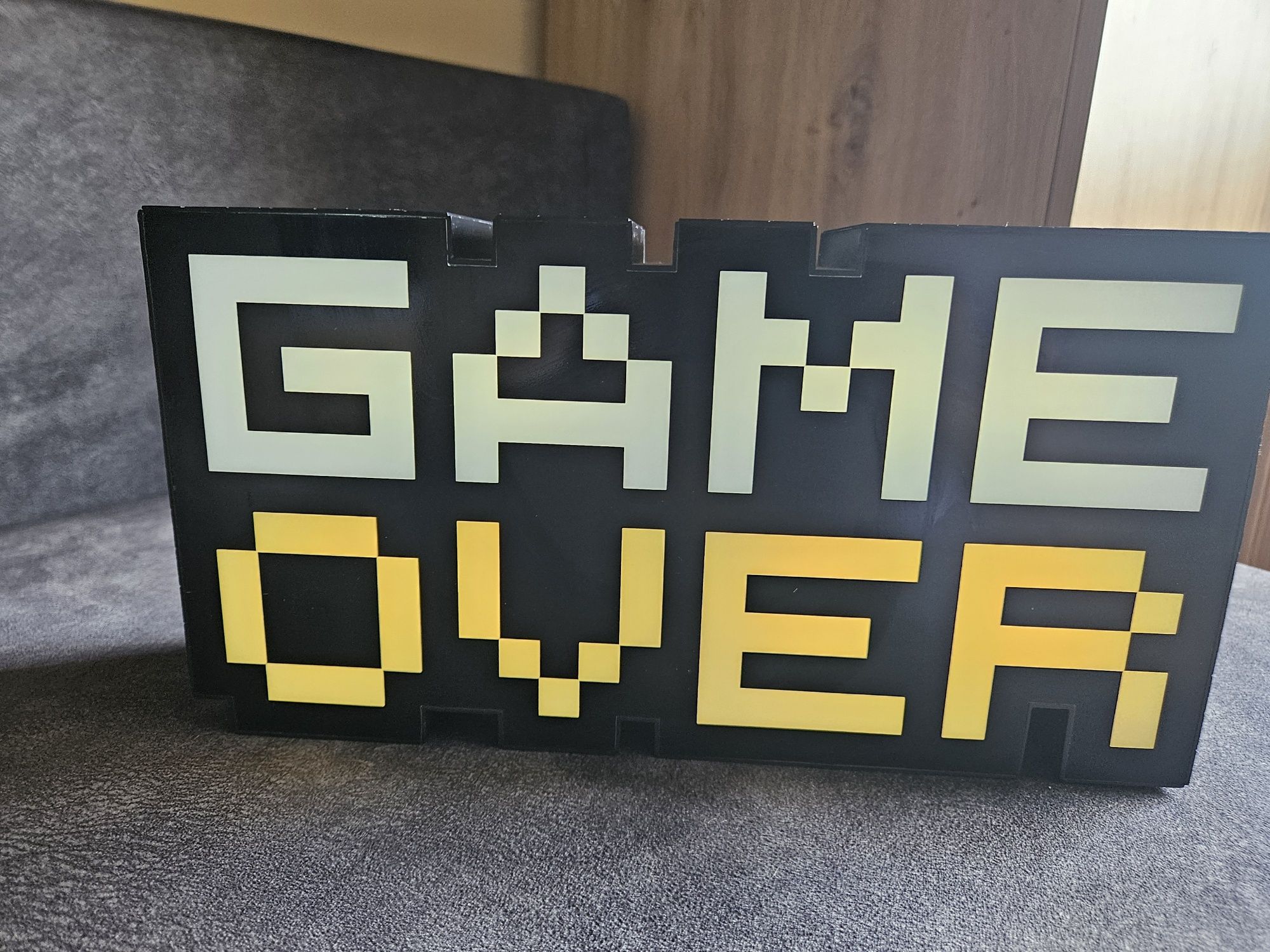 LAMPKA Game Over 8-Bit Pixel Light