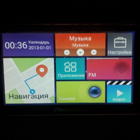 Автомобильный GPSнавигатор Pioneer ZT502L Android видеорегистратор