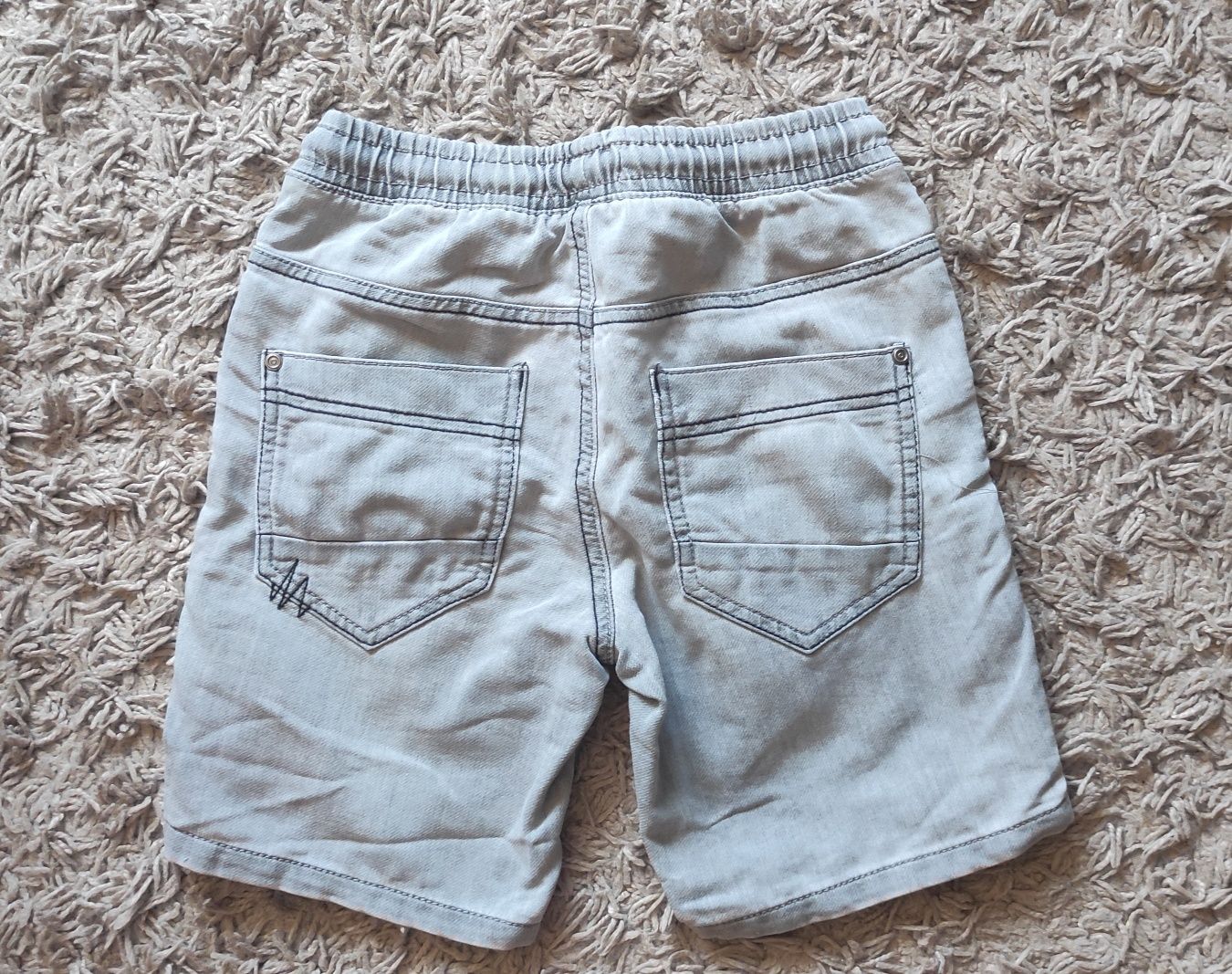 Reserved dżinsowe szorty spodenki dla chłopca 122cm