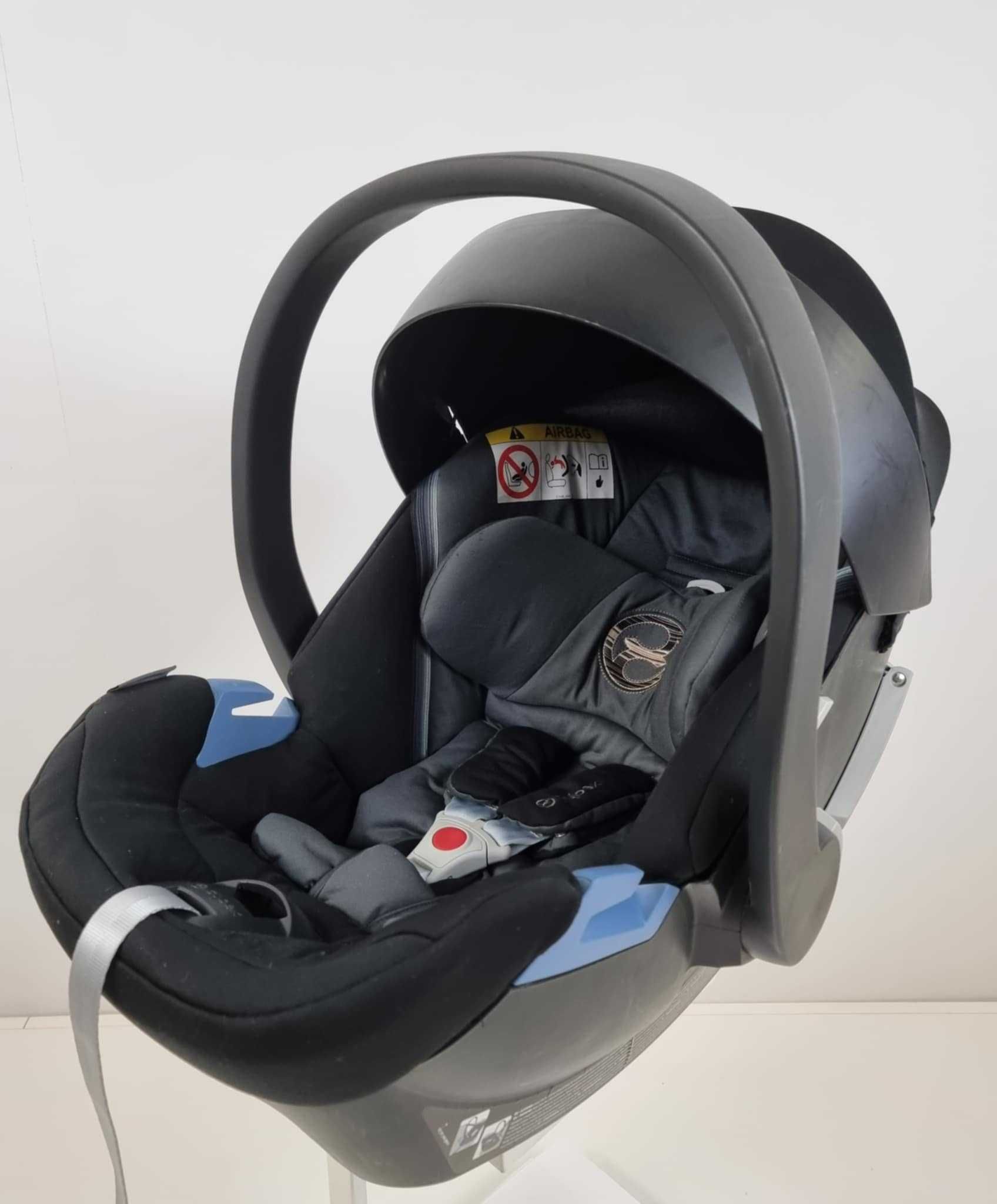 Fotelik Cybex Aton 5 Granite Black 0-13 kg nosidełko