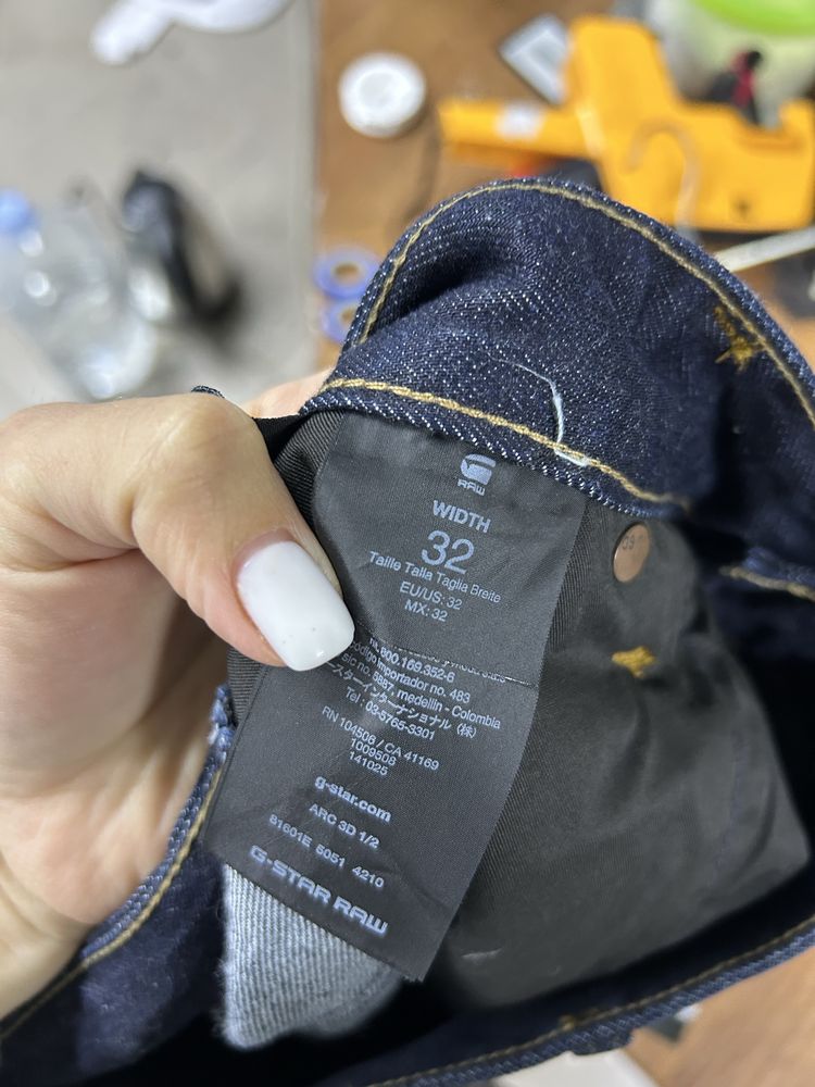 Джинсові шорти G star raw 3d arc W32 (M) чоловічі оригінал