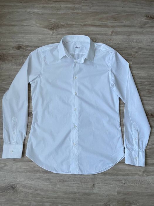 Сорочка brioni белая рубашка