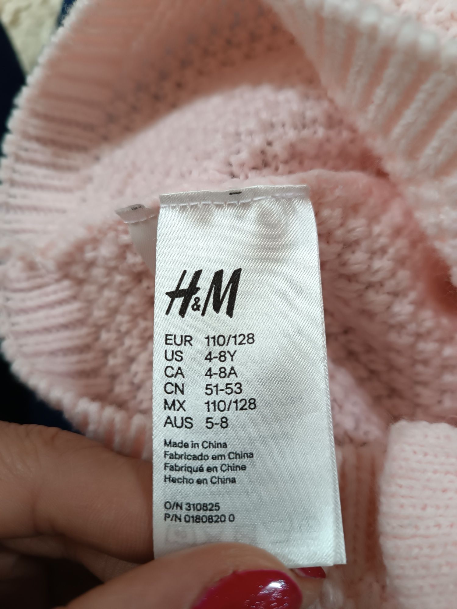 Czapka H&M wiosenna 51/53
