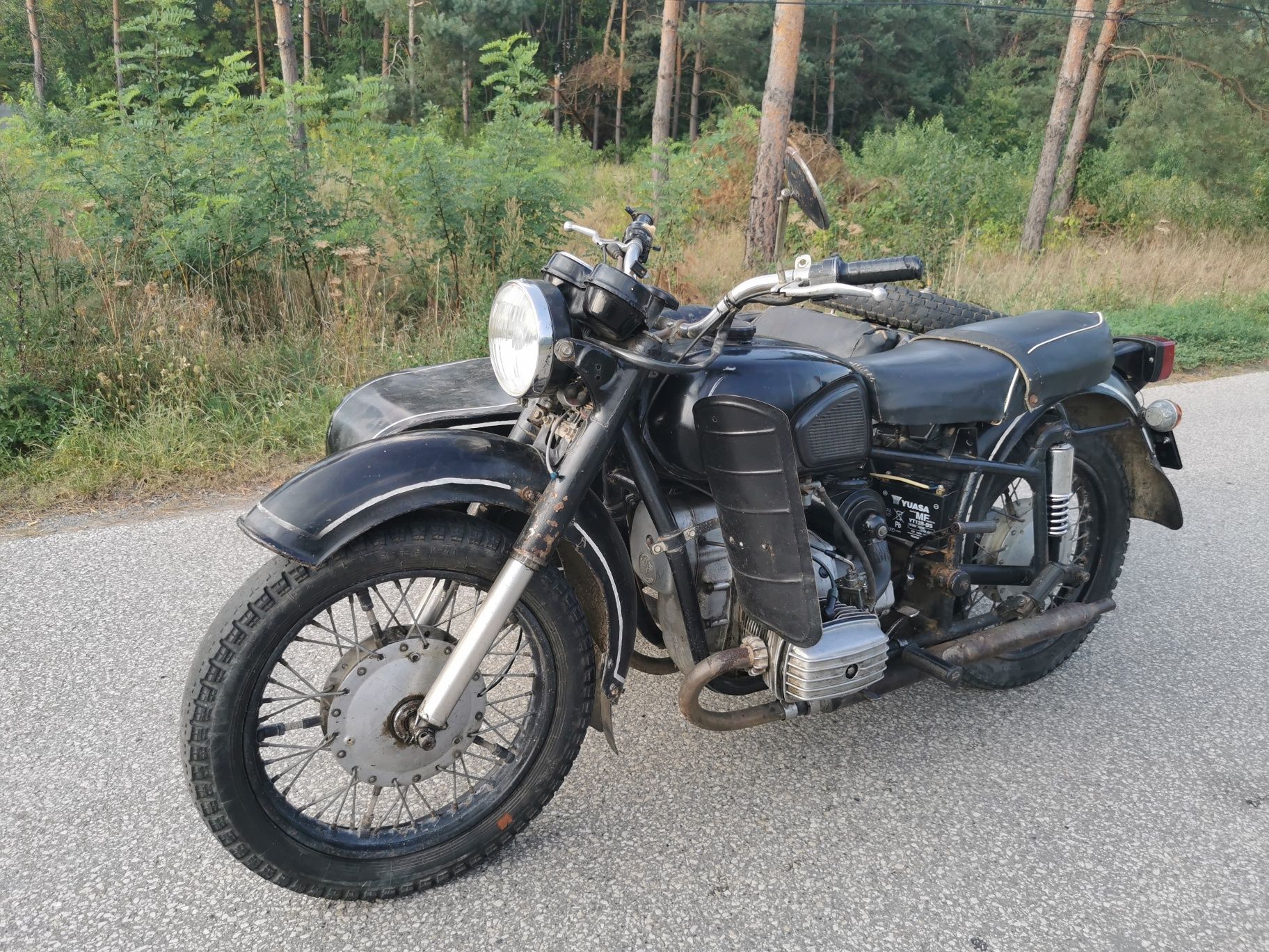 Dniepr mt 650 z wózkiem zarejestrowany w Polsce k750 koszem dniepr