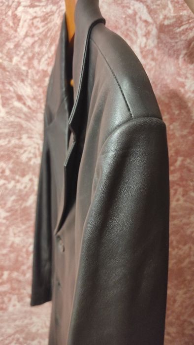 Мужской кожанный френч