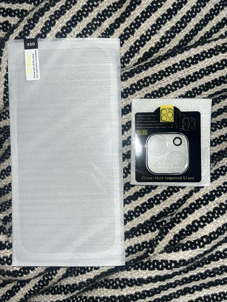 Iphone 15 NOWE szkło hartowane, osłona na aparat