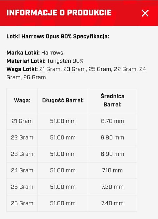 Lotki Harrows Opus 25G
