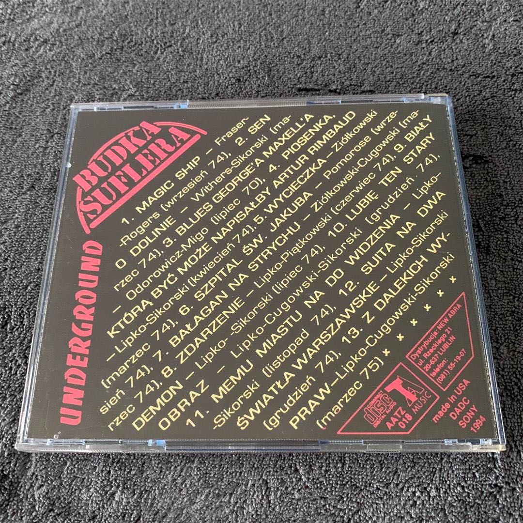 Budka Suflera - UNDERGROUND org. 1994 TA Music RAR