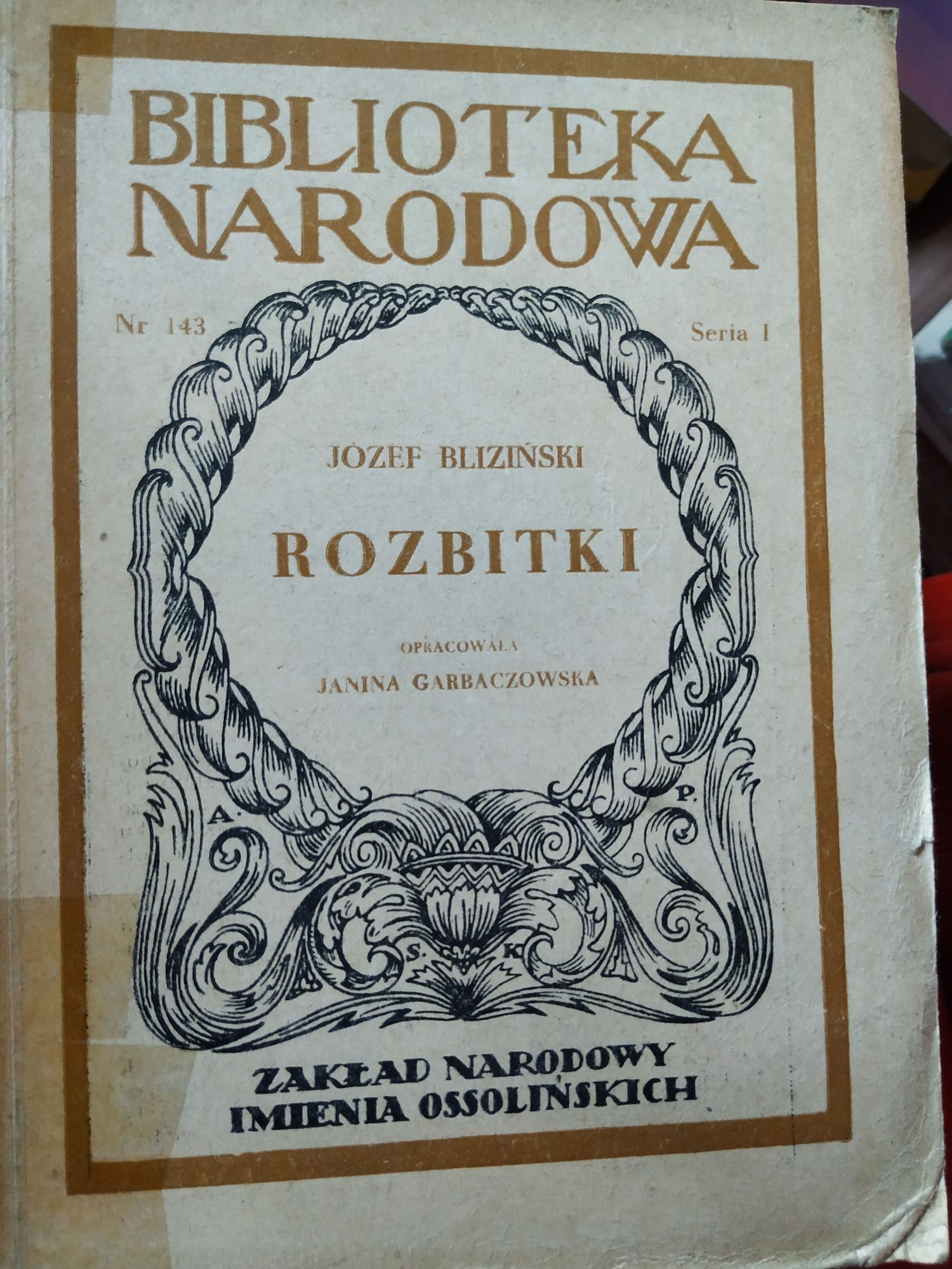 Rozbitki Bliziński oraz O Koperniku Śniadecki