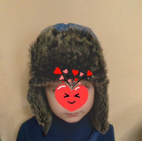 Зимова шапка для хлопчика